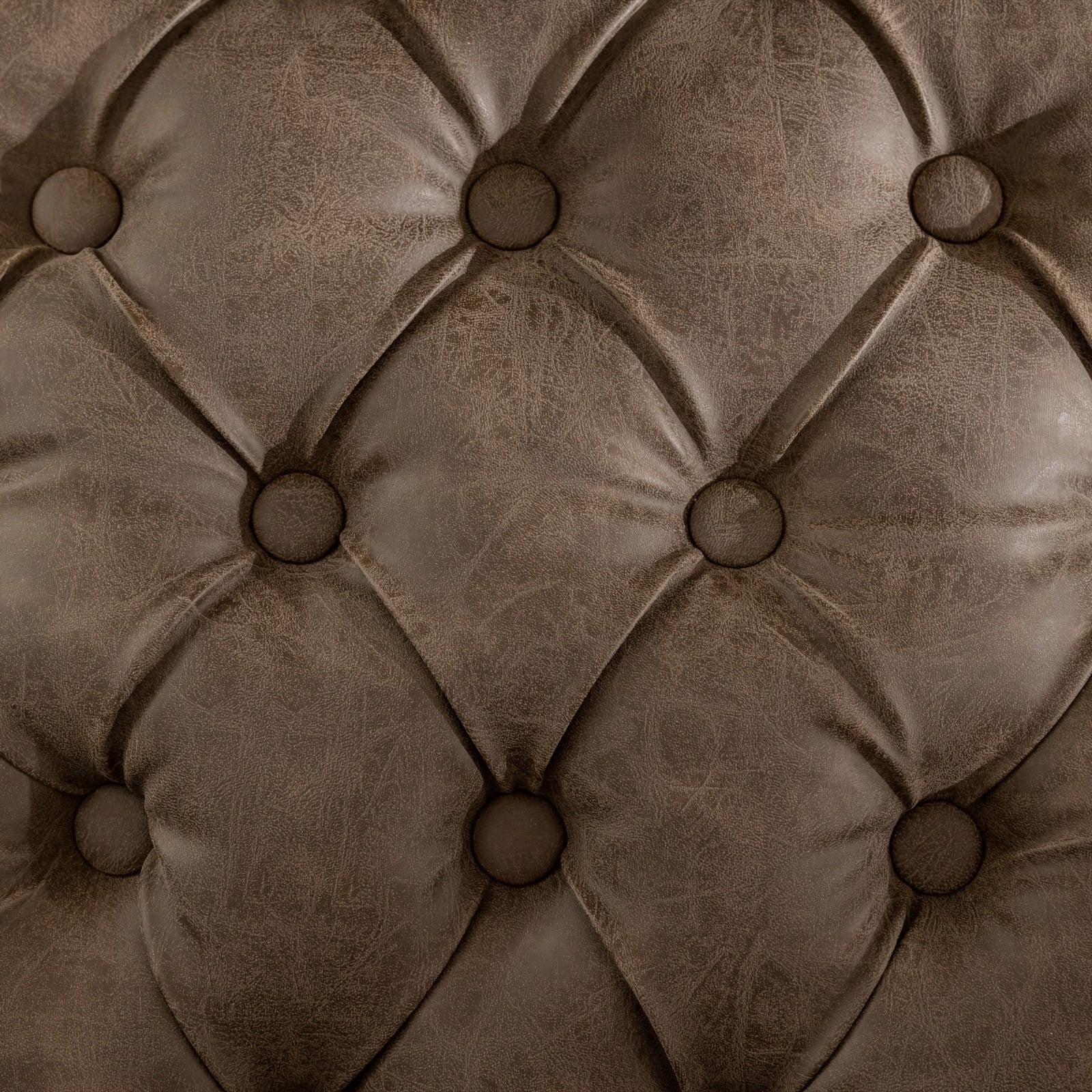 Classic French Style Dining Chairs - Solid Wood Frame, Faux Leather, Nail head accents - solid wood furniture by Chic Woods