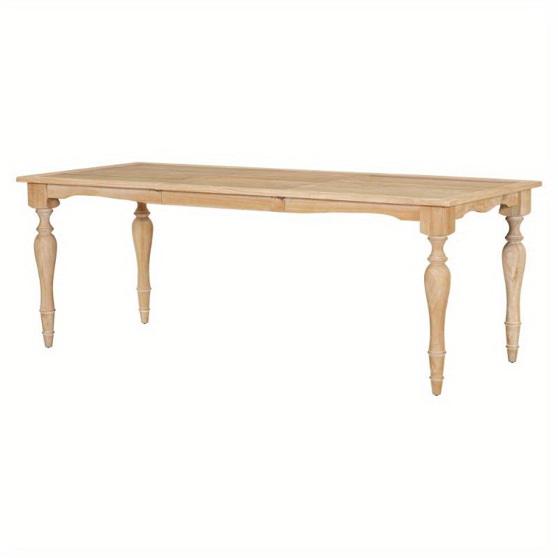The Ashton Extendable Dining Table – Natural Finished Wood - solid wood furniture by Chic Woods