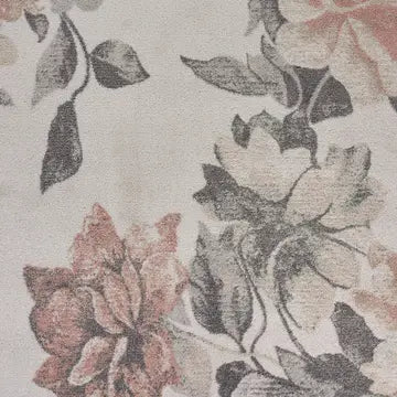 Ivory-rose area rug