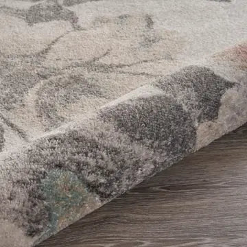 Ivory-rose area rug