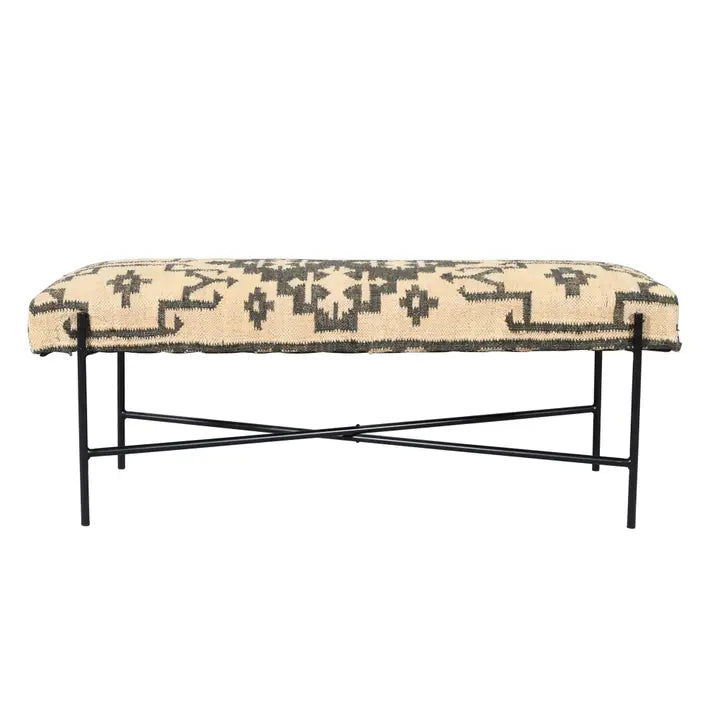 JUTE ACCENT BENCH